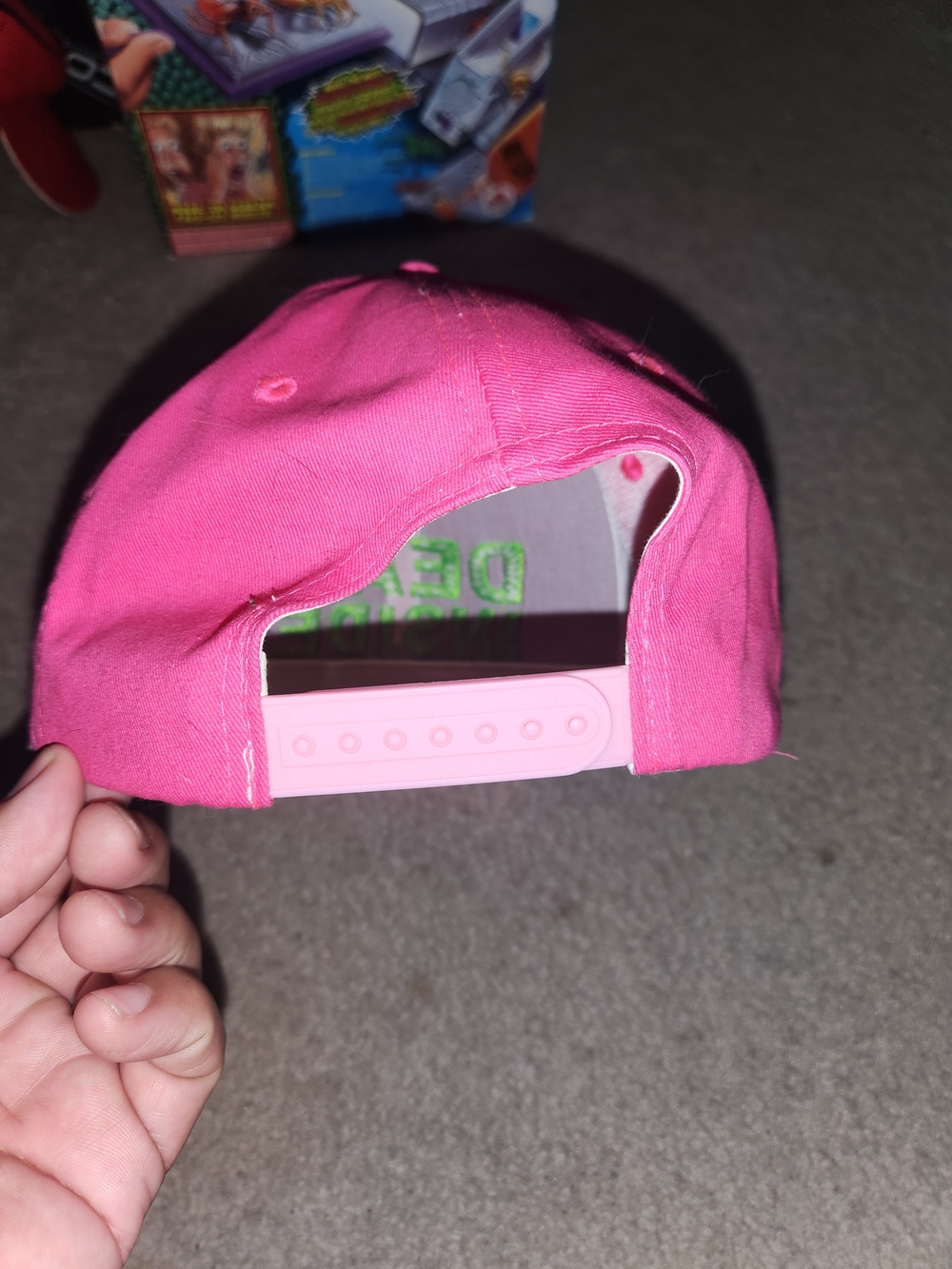 Pink 'Dead Inside' Embroidered Cap - Picture 2 of 2